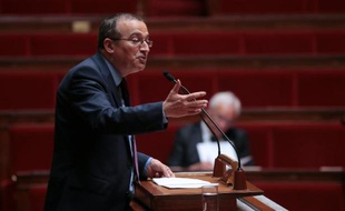 Le député UMP Hervé Mariton, le 2 juillet 2013 à l'Assemblée nationale, à Paris