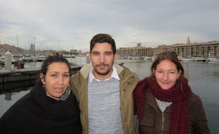 Mounia Oumahlane, Anthony Llovet et Cécile Giardino.