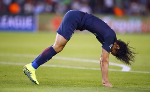 Edinson Cavani, le 13 septembre 2016 au Parc des Princes.