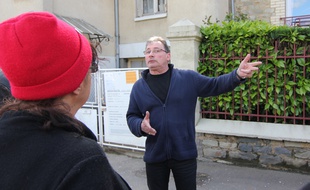 Pierre Thamin, fils de l'octogénaire dont la maison est squattée à Rennes, s'était entretenu avec des Bonnets Rouges lors d'une manifestation de soutien.