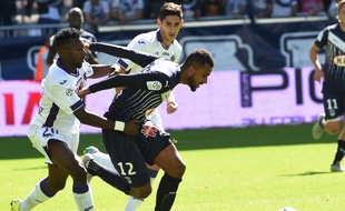 Isaac Kiese-Thelin lors d'un match des Girondins face à Toulouse, le 20 septembre 2015.