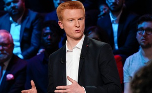 Adrien Quatennens, le 9 avril 2019 à Boulogne-Billancourt.