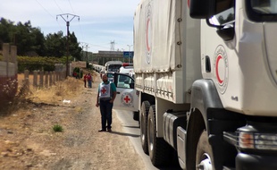 Un convoi humanitaire tente de rejoindre la ville de Madaya, assiégée depuis le mois de décembre.