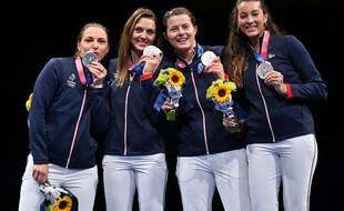 Charlotte Lembach, Manon Brunet, Cécilia Berdet et Sara Blazer.
