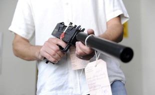 Illustration d'un pistolet-mitrailleur.