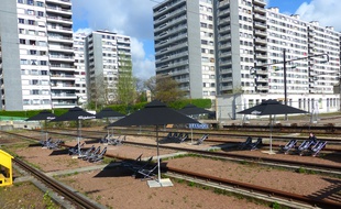 Le lieu éphémère Grand Train ouvre ce samedi au 26 ter de la rue Ordener dans le quartier Marcadet.