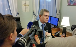 Le procureur de la République de Mulhouse Dominique Alzéari, lors d'un précédent point presse, en 2015.