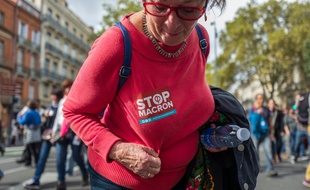 Une manifestation pour le pouvoir d'achat dans les rues de Toulouse. Illustration.