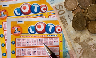 Grille de loto. Illustration.