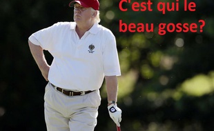 Donald Trump regarde sereinement la vie, le 27 juin 2012 à Bethesda.