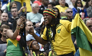 Les supporters de l'équipe jamaïcaine étaient aussi moins aussi passionnés que ceux de la Seleçao, dimanche à Grenoble.