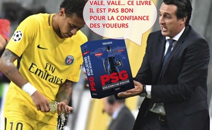 Unai Emery tente d'expliquer un truc à Neymar.