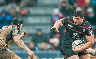 Le pilier a disputé contre Oyonnax son 3e match de Top 14 en 2013-2014.