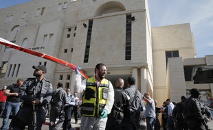 Attentat sur une synagogue à Jérusalem le 18 novembre 2014.