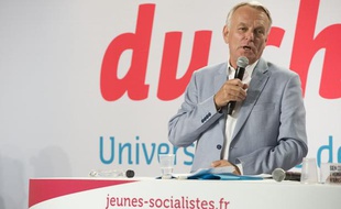 Le Premier ministre Jean-Marc Ayrault le 25 août 2012 à l'université d'été du Parti socialiste à La Rochelle.