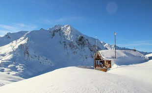 Photo non datée du site de Valfréjus (Savoie) où cinq militaires sont morts le 18 janvier 2016 dans une avalanche
