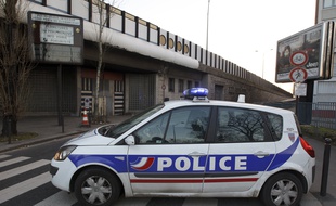 Paris le 21 fevrier 2013.Ilustration de voitures de polic