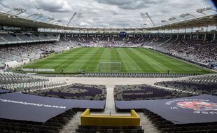 Le Stadium de Toulouse lors du match de Ligue 2 entre Toulouse et Dunkerque, le 22 août 2020.