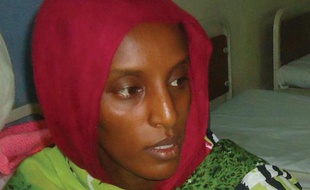Meriam Yahia Ibrahim Ishag le 28 mai 2014 à Omdurman, au Soudan