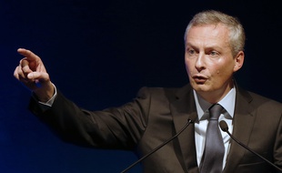 Bruno Le Maire lors d'un meeting à Fréjus, le 27 novembre 2014.