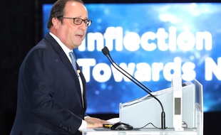 François Hollande à Séoul, le 17 octobre 2017.