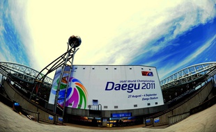 Le stade de Daegu le 29 août 2011.