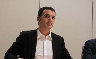 Eric Piolle, le maire de Grenoble, au siège de Grenoble Alpes-métropole, le 9 février 2017.