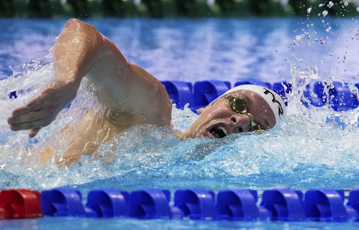 Natation : Léon Marchand battu par Kos sur 200 m dos pour débuter la Coupe du monde en petit bassin