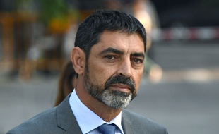 Le chef opérationnel de la police catalane Josep Lluis Trapero a été destitué le 28 octobre 2017.