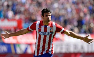 L'attaquant de l'Atletico Madrid Diego Costa.