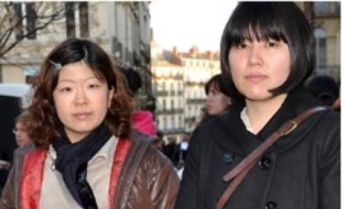 Akemi et Sayaka, hier soir.