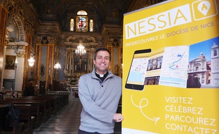 Le père Frederic Sanges développe l'application Nessia qui recense le patrimoine religieux des Alpes-Maritimes.