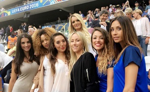 Les épouses des joueurs tricolores soutiennent l'équipe de France sur chaque match de l'Euro 2016.