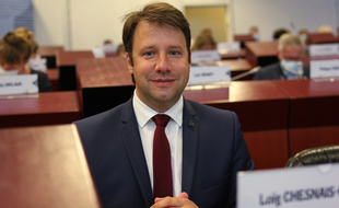 Le président sortant Loïg Chesnais-Girard a été élu président de la région Bretagne le 2 juillet 2021 à Rennes.