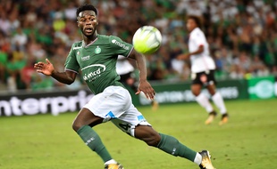 Jonathan Bamba a inscrit quatre buts cette saison sous le maillot vert, dont celui de la victoire (1-0), le 5 août en ouvertureface à Nice.