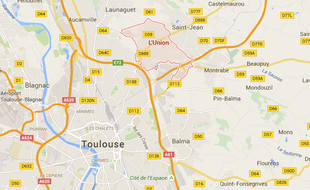 La commune de l'Union dans l'agglomération toulousaine.