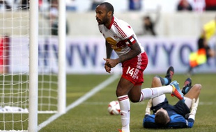 Thierry Henry vient de marquer avec les New York Red Bulls contre les Colorado Rapids.