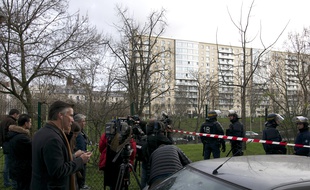 Les médias internationaux couvrent l'événement de la prise d'otage d'Hyper cacher, porte de Vincennes, le 9 janvier 2015.