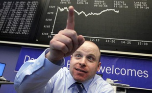 A la bourse de Francfort, vendredi 29 juin 2012.