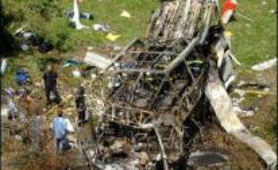 L'accident de l'autocar qui s'est écrasé dans un torrent à Vizille (Isère) dimanche matin avec à son bord une cinquantaine de pélerins polonais, a fait 21 morts, 24 blessés dont 12 graves et 6 disparus selon un nouveau bilan provisoire, ont indiqué les pompiers.