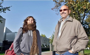 Nolwenn, 18 ans, milite à la Fidl, son père Daniel, 54 ans, à la CGT-Cheminots.