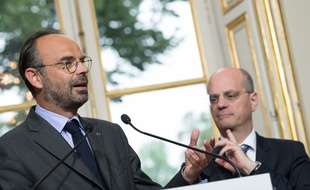 Edouard Philippe et Jean-Michel Blanquer, le 6 juin 2018 à Matignon.
