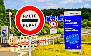 Péage illustration.