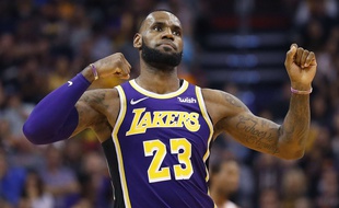 LeBron James a remporté son premier match avec les Lakers face aux Phoenix Suns, le 24 octobre 2018.
