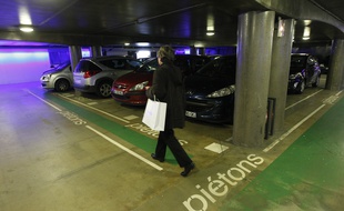 Illustration parking souterrain, le 22 avril 2013.
