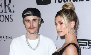 Le chanteur Justin Bieber et son épouse Hailey Baldwin