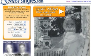 Le site Ghostsingles.com, le site de rencontres pour les fantômes.