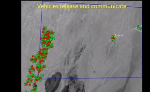 Un essaim de 103 drones testés par le Pentagone.