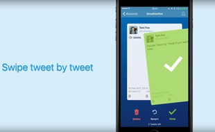 Suprimer ou garder ses tweets comme sur Tinder