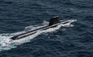 Le sous-marin français Le Suffren, le 5 juillet 2020.